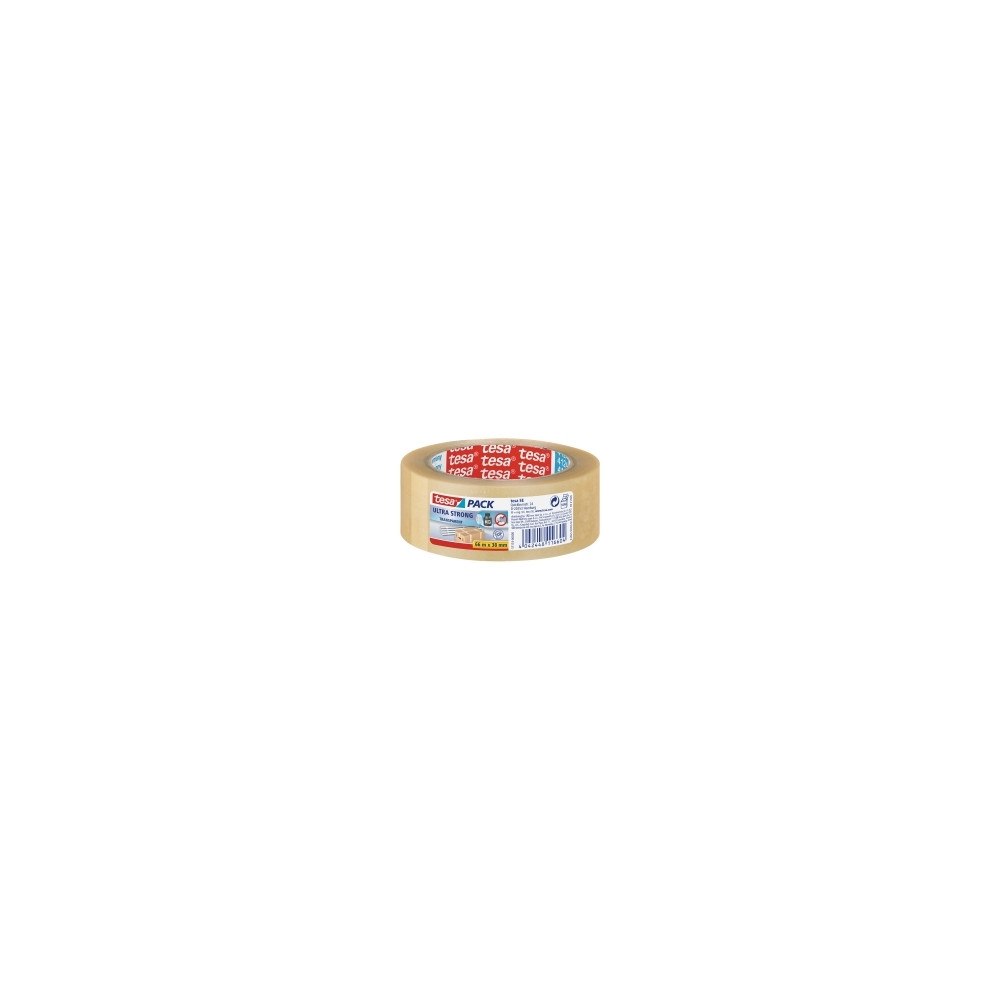 tesa Tesapack Premium 4124 förpackningstejp - 38 mm x 66 m - genomskinlig