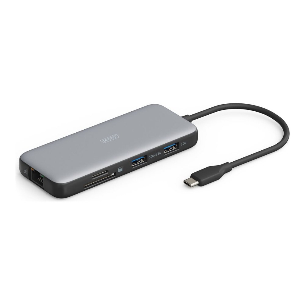 Digitus DIGITUS - dockningsstation - USB-C - 2 x HDMI - 1GbE