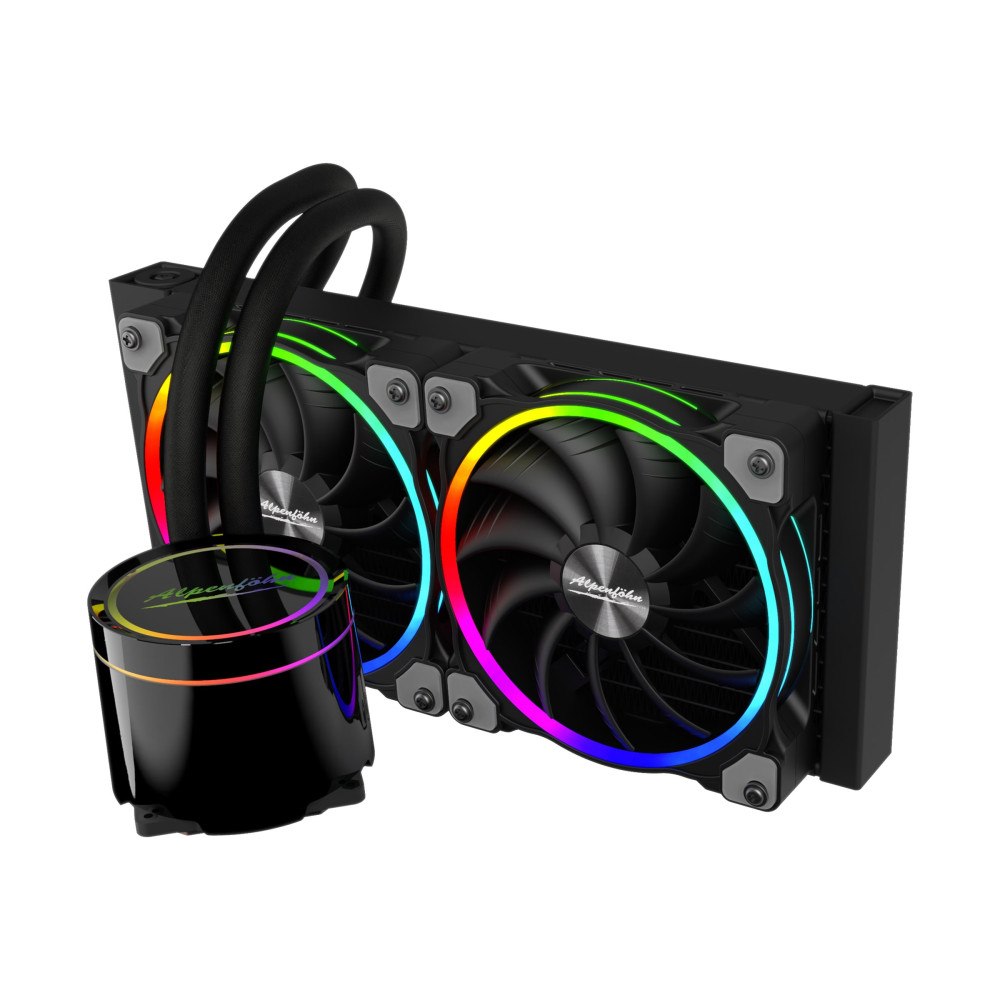 EKL Alpenföhn Gletscherwasser 240 High Speed - kylsystem med vätska till processorn