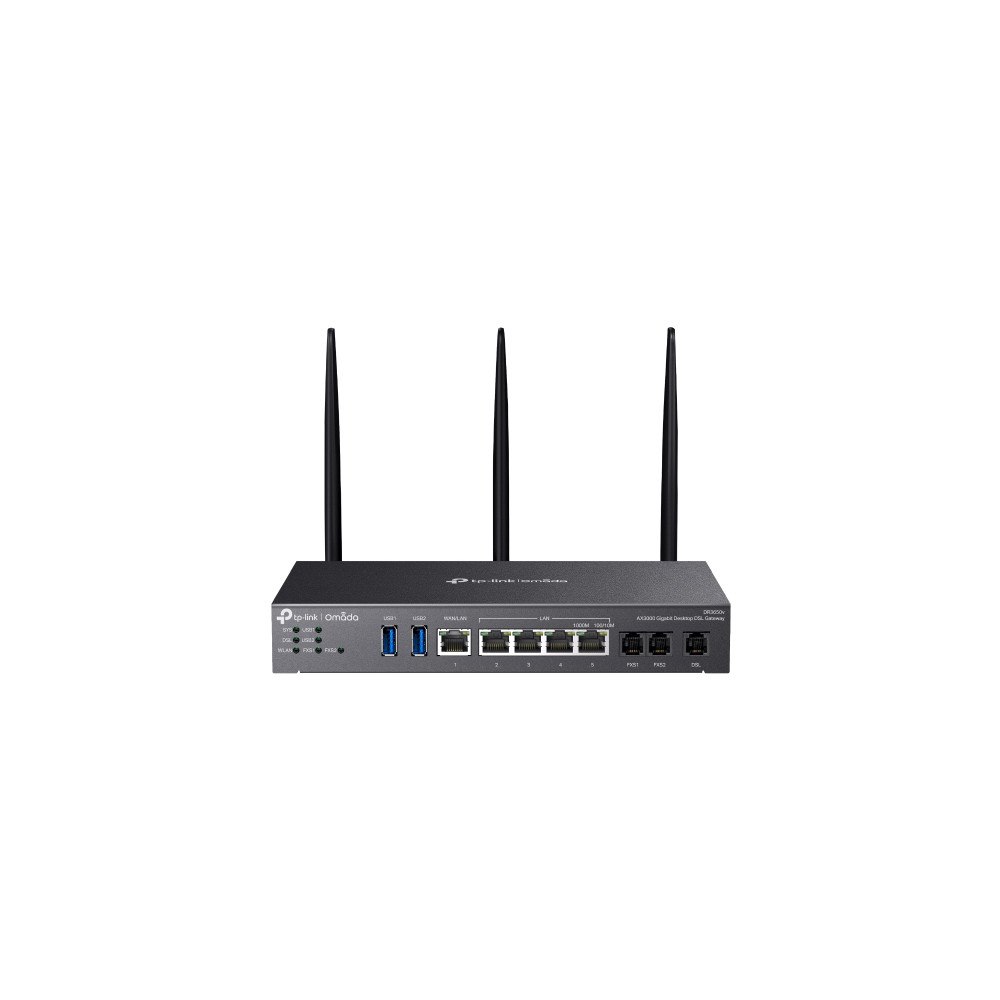TP-LINK TP-Link Omada DR3650v V1 - gateway - Wi-Fi 6 - molnhanterad