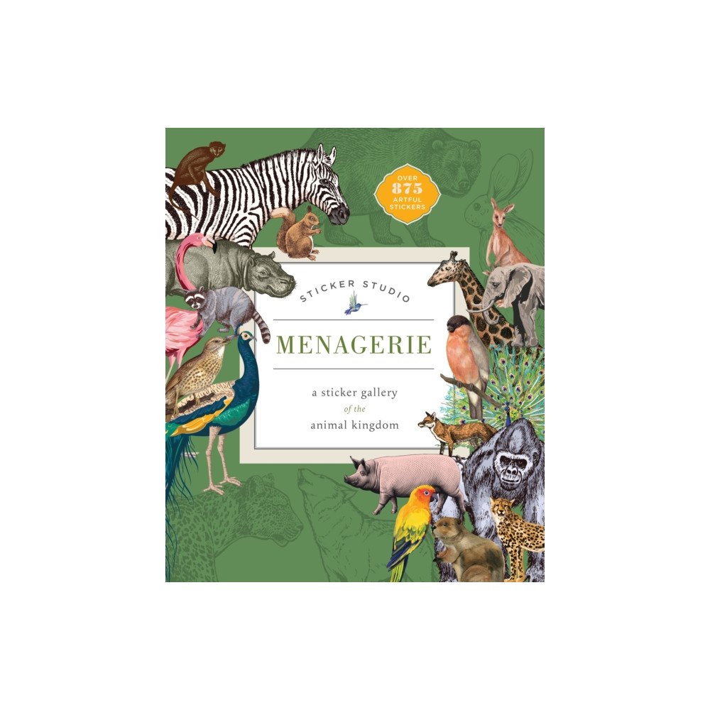 Castle Point Books Sticker Studio: Menagerie (inbunden, eng)