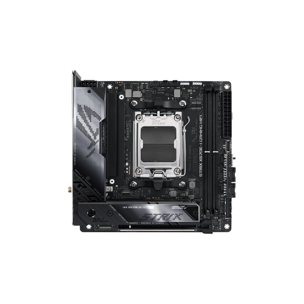 ASUS ASUS ROG Strix X670E-I Gaming WiFi - moderkort - mini ITX - Socket AM5 - AMD X670E