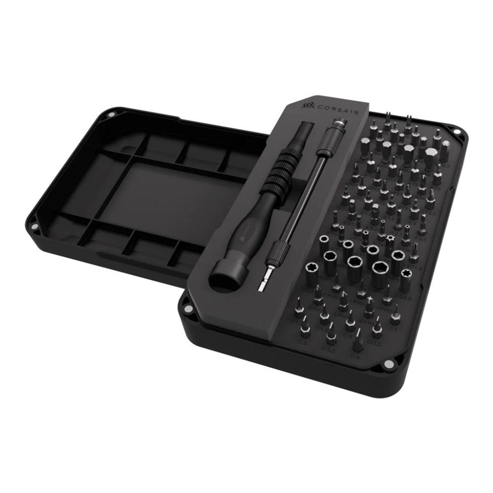 Corsair Microsystems CORSAIR PC DIY Precision Toolkit - skruvmejsel med bituppsättning - 67 delar