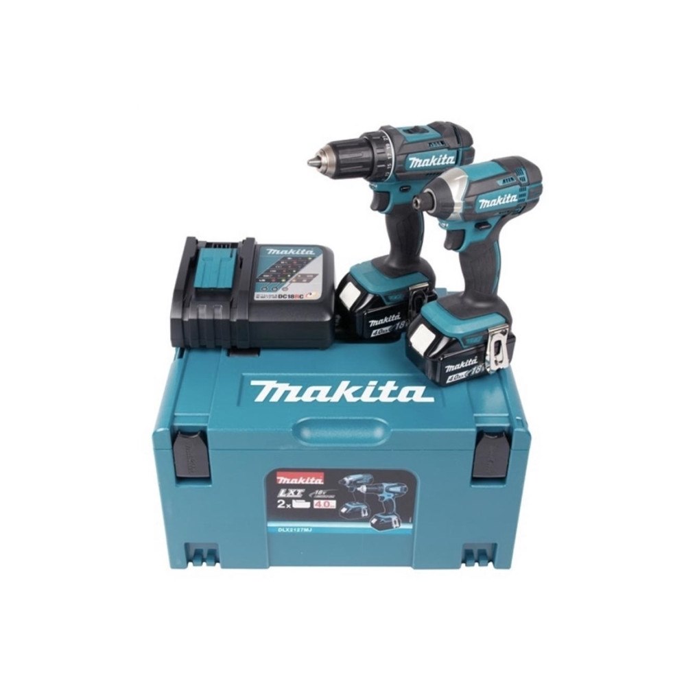 Makita Makita batteridrivet verktygssats Accum. tool compl. 18V 2x4...