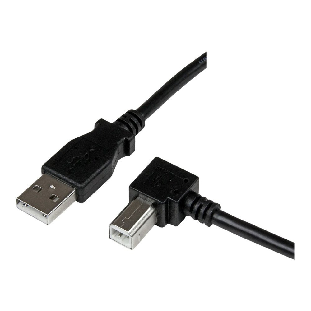StarTech.com StarTech.com 1m USB 2.0 A to Right Angle B Cable Cord - 1 m USB Printer Cable - Right Angle USB B Cable - 1x USB A (M),...