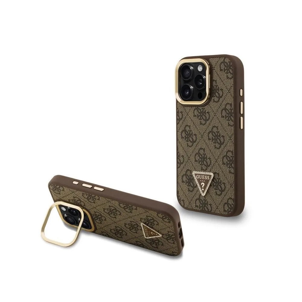Guess Guess PU 4G Strass Triangel Logo Stativ Kameraram MagSafe dė...