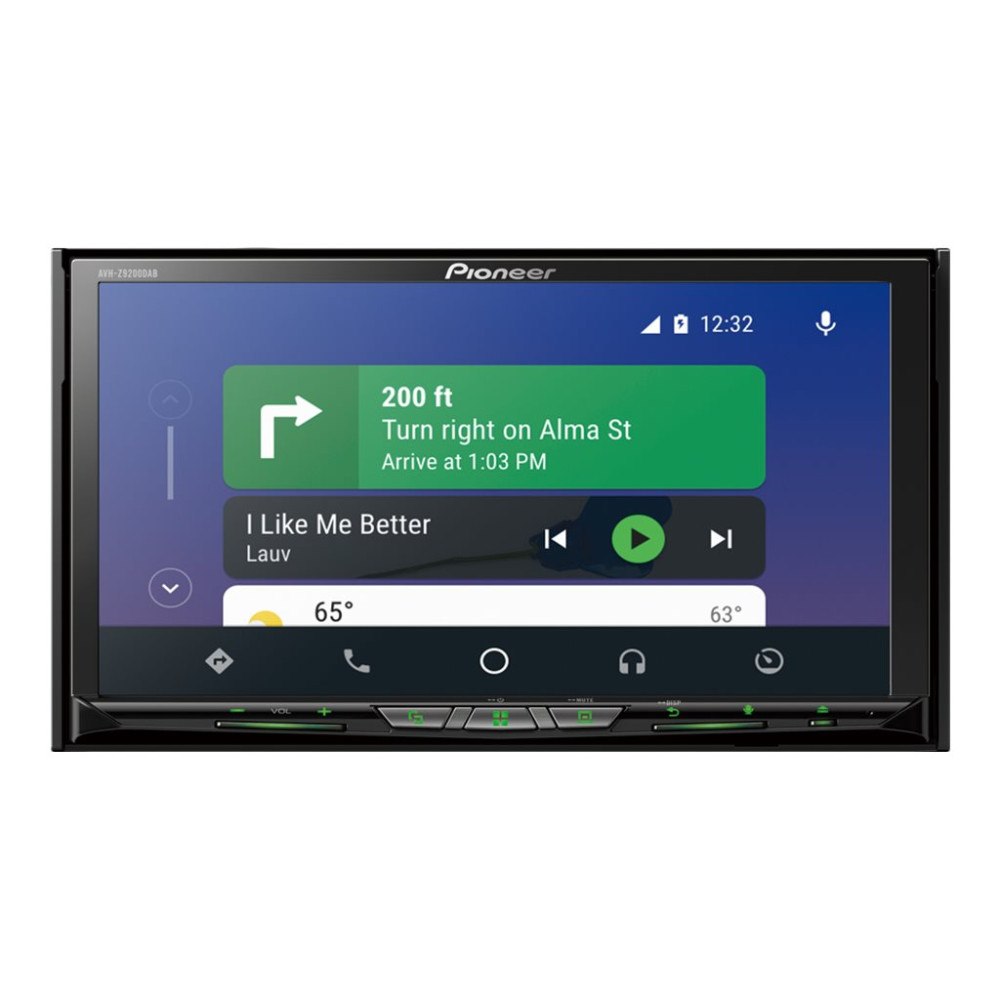 Pioneer Pioneer AVH-Z9200DAB - DVD-mottagare - display 7" - inbyggd enhet - Dubbel-DIN