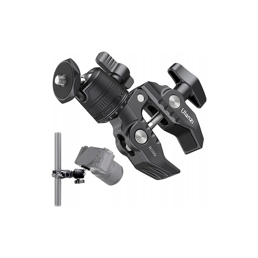 Ulanzi Ulanzi R099 Skruvstädklämma Magic Arm Kulhuvud för kamera Ka...