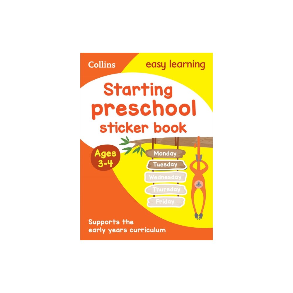 HarperCollins Publishers Starting preschool Sticker Book Ages 3-4 (häftad, eng)
