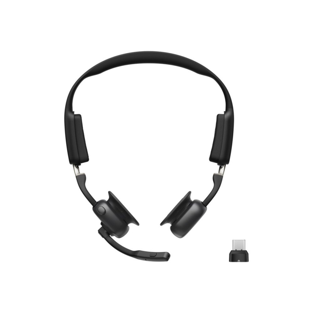 SHOKZ SHOKZ OpenMeet UC - headset - USB-C via Bluetooth-adapter - Zoom Certified