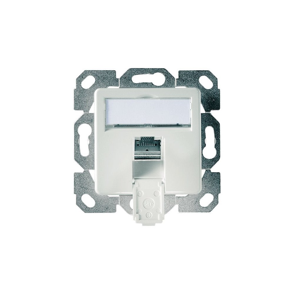 Telegärtner Karl Telegärtner AMJ45 8 K Up/50 Cat.6A - network socket mechanism - 1 nätverksuttag - alpine white