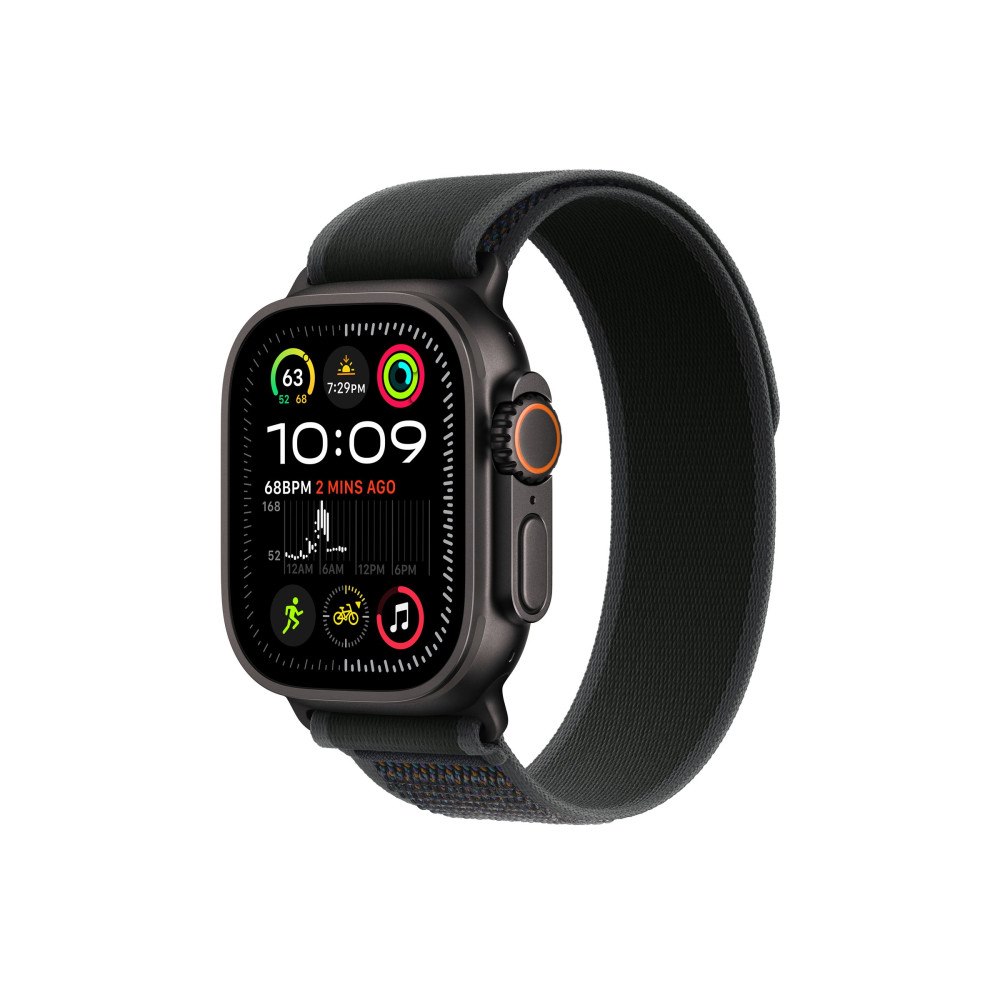 Apple Apple Watch Ultra 2 - svart titan - smart klocka med Trail Loop - svart - 64 GB