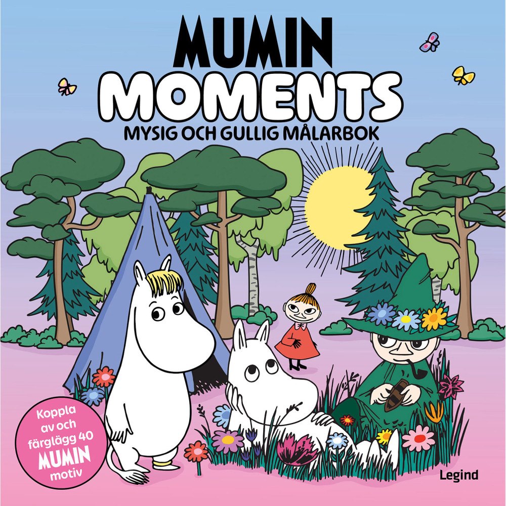 Legind Målarbok : Cozy Mumin Moments