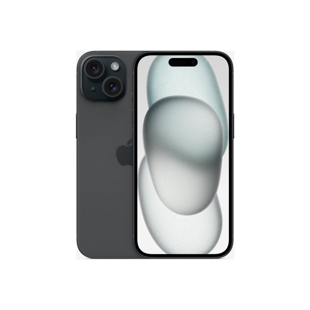 Apple Apple iPhone 15 - svart - 5G smartphone - 128 GB - GSM
