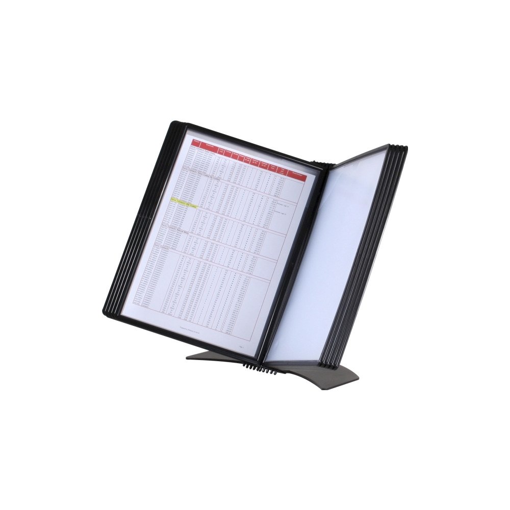 BNT A4 Easymount 20-ficka arkiveringssystem svart skrivbordsmode...