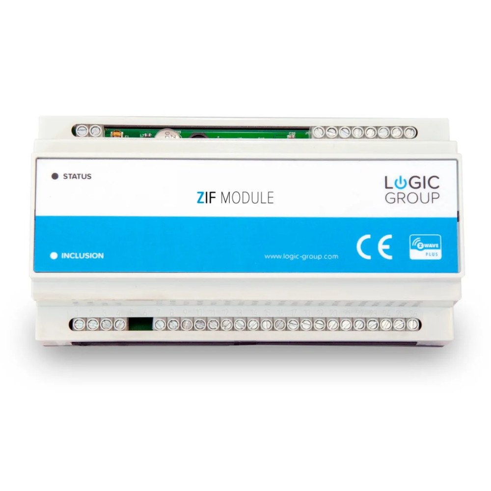 logic group ZIF5030 intelligent smart Z-Wave-modul med 10 reläutgångar o...