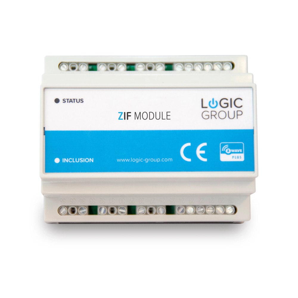 logic group ZIF5020 DIN skinne intelligent trådløs smart modul til styri...
