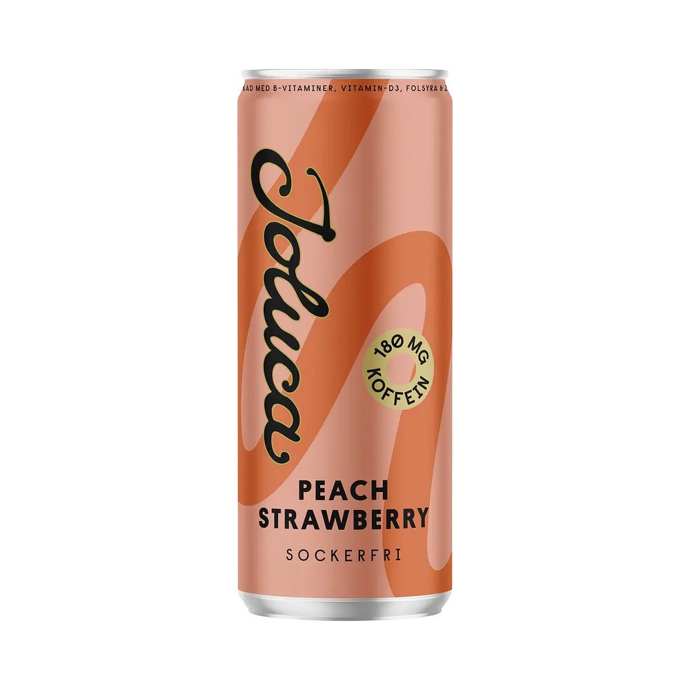 Joluca Joluca Peach Strawberry Energidryck 33 cl