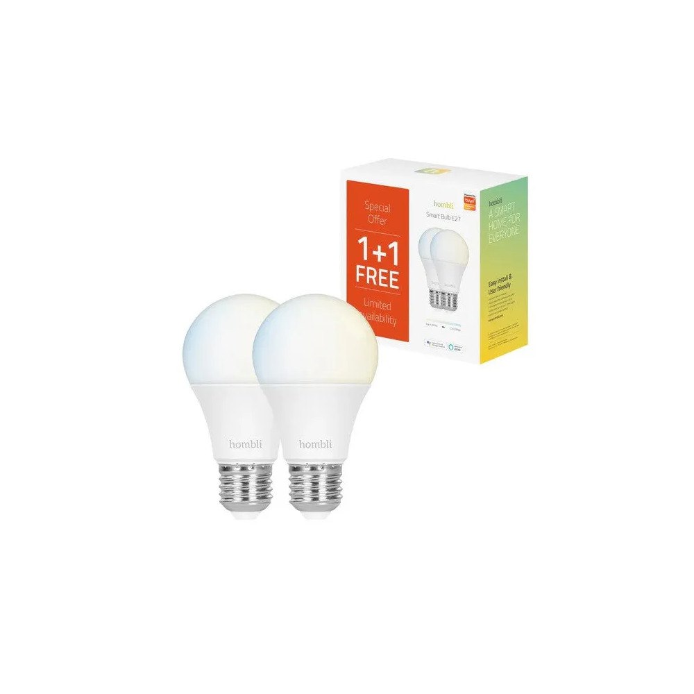 Hombli Hombli HBPP-0102, Smart glödlampa, Multifärg, Vit, E27, Glöd...
