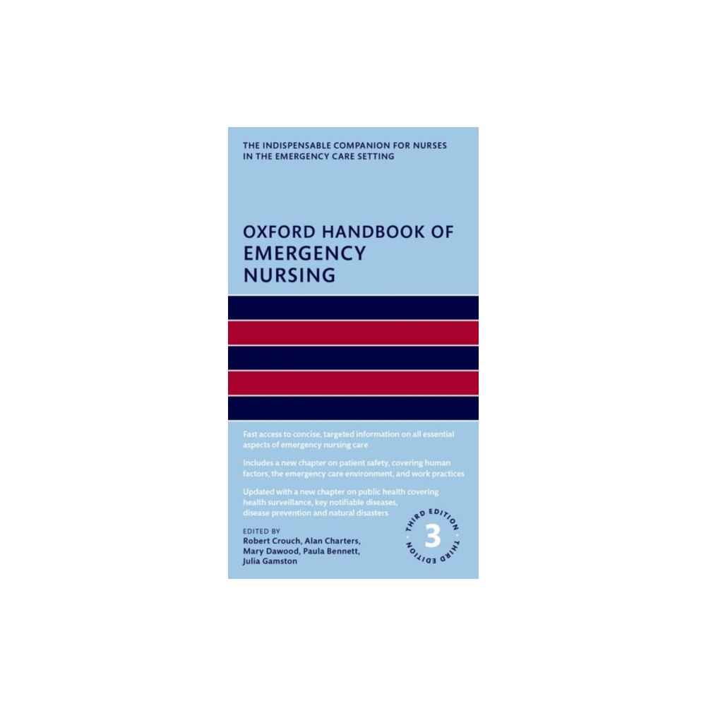 Oxford University Press Oxford Handbook of Emergency Nursing (häftad, eng)