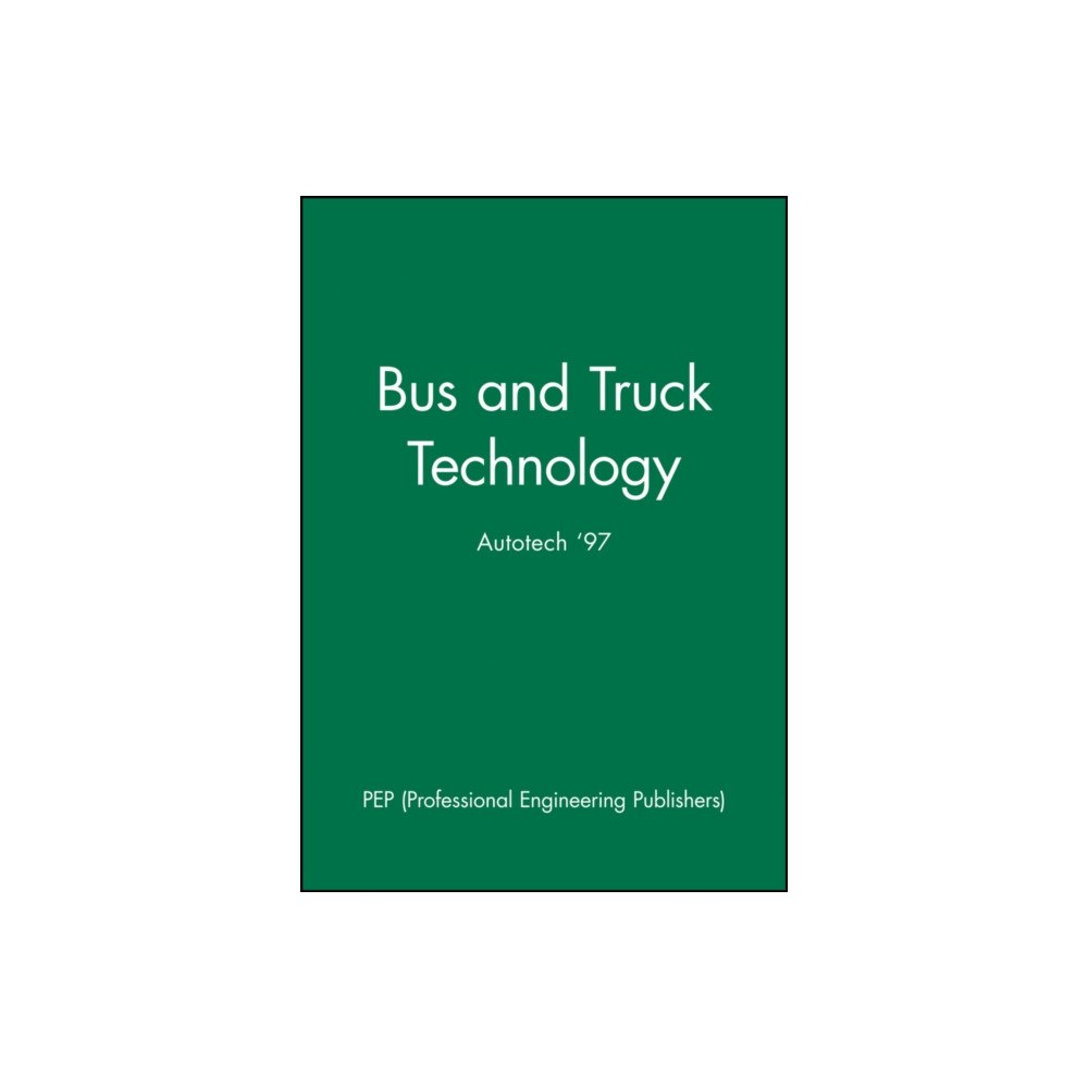 John Wiley & Sons Inc Bus and Truck Technology (inbunden, eng)
