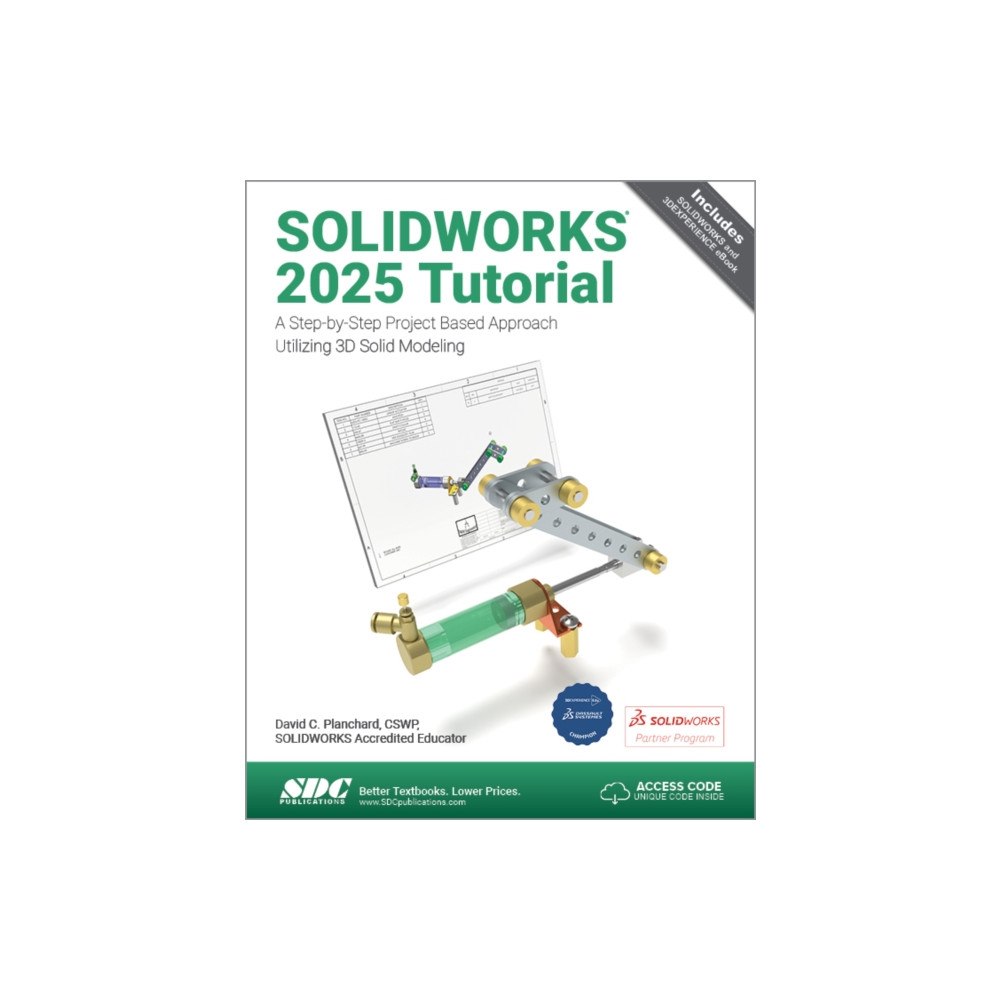 SDC Publications SOLIDWORKS 2025 Tutorial (häftad, eng)