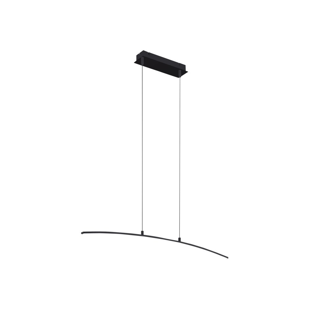 EGLO Eglo Lasana - hängande lampa - LED - 15 W - varmt vitt ljus - 3000 K - svart, vit