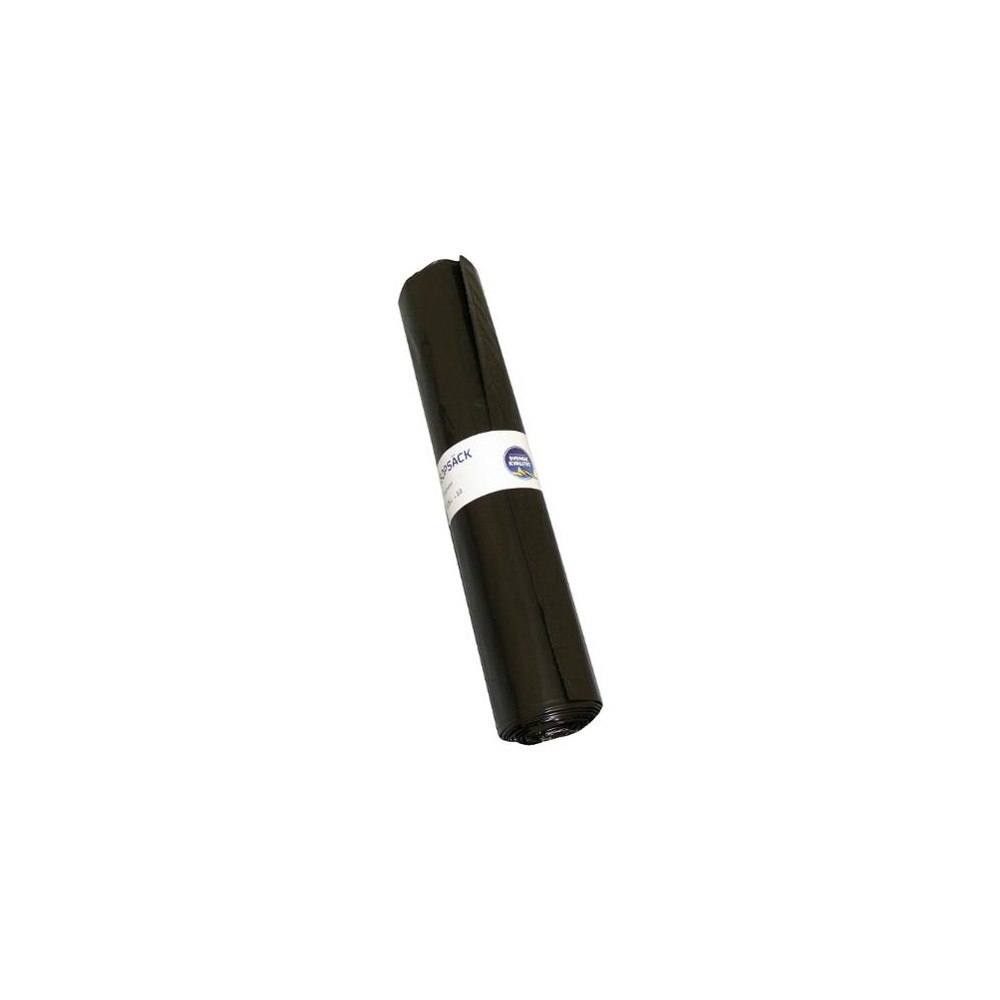 TRIOWORLD Plastsäck Mono Knyt 125L 50my sv 10/rl