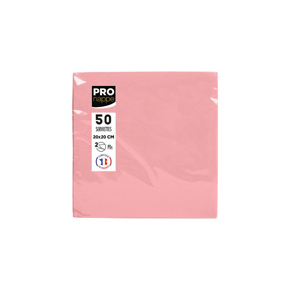 PRONAPPE Servett PRONAPPE 20x20cm rosa 50/fp