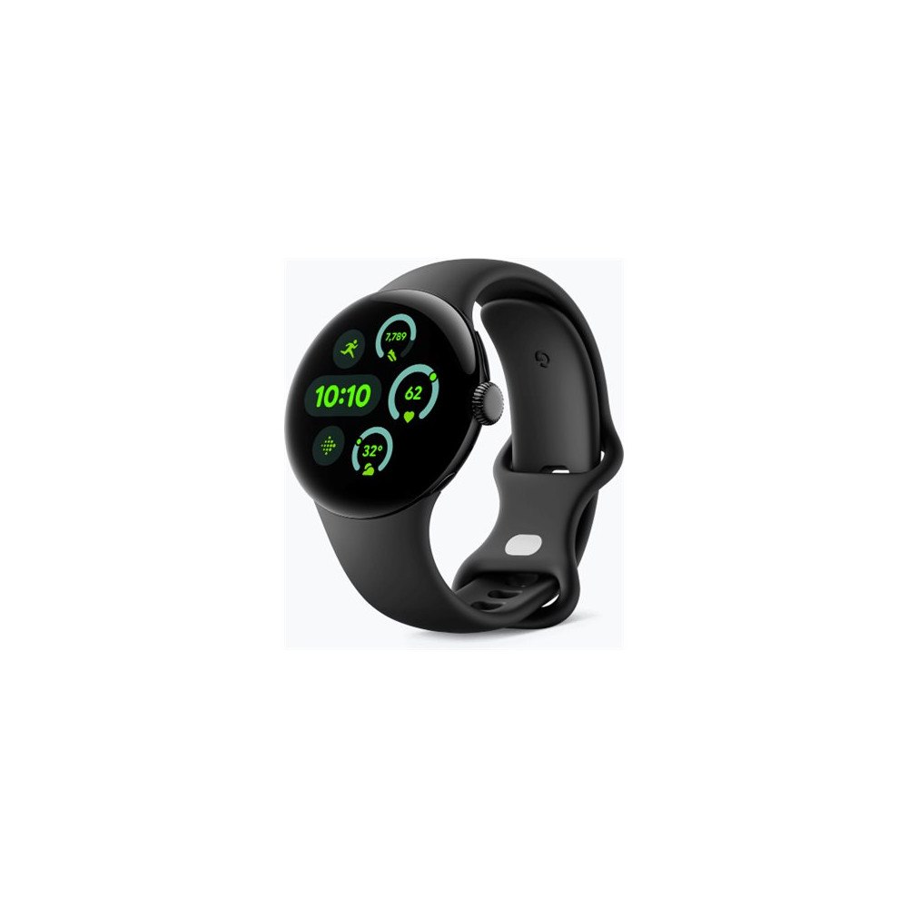 Google Google Pixel Watch 3 - mattsvart aluminium - smart klocka med aktivt band - obsidian - 32 GB