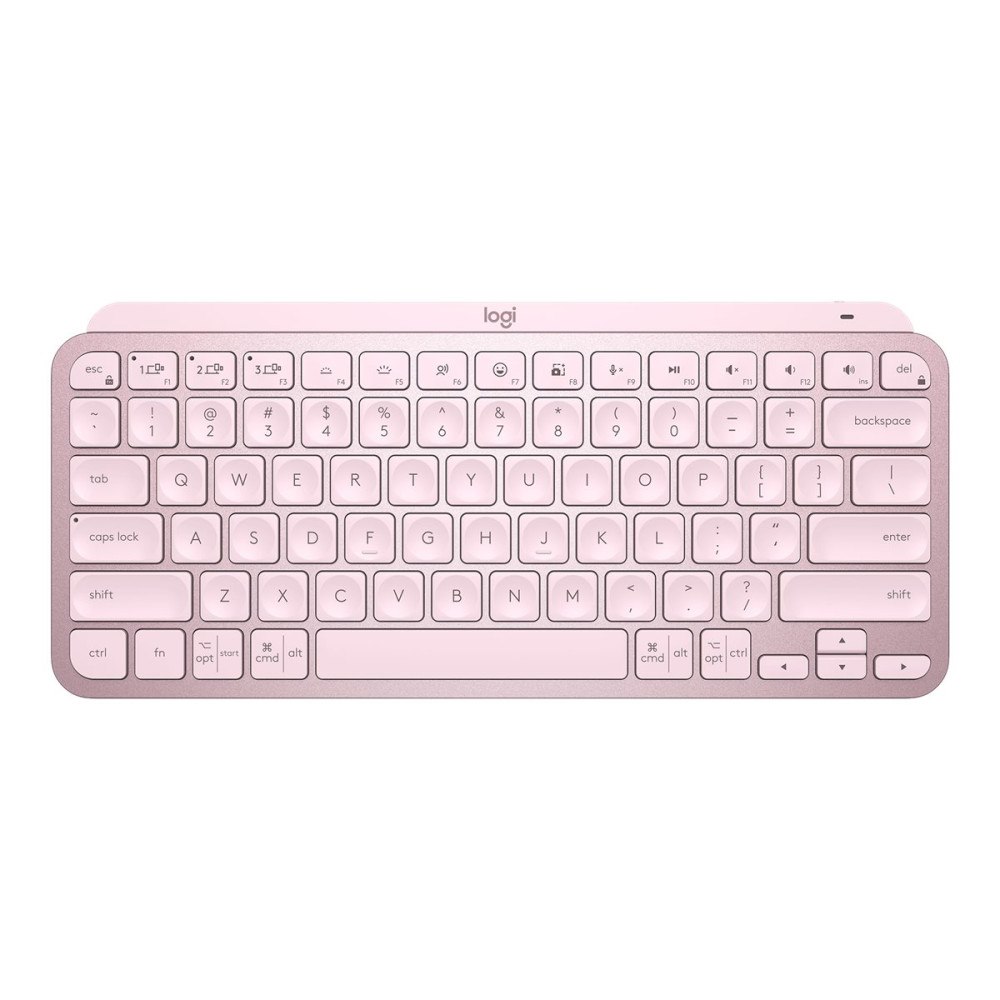 Logitech Logitech MX Keys Mini - tangentbord - QWERTY - amerikansk - rosa Inmatningsenhet