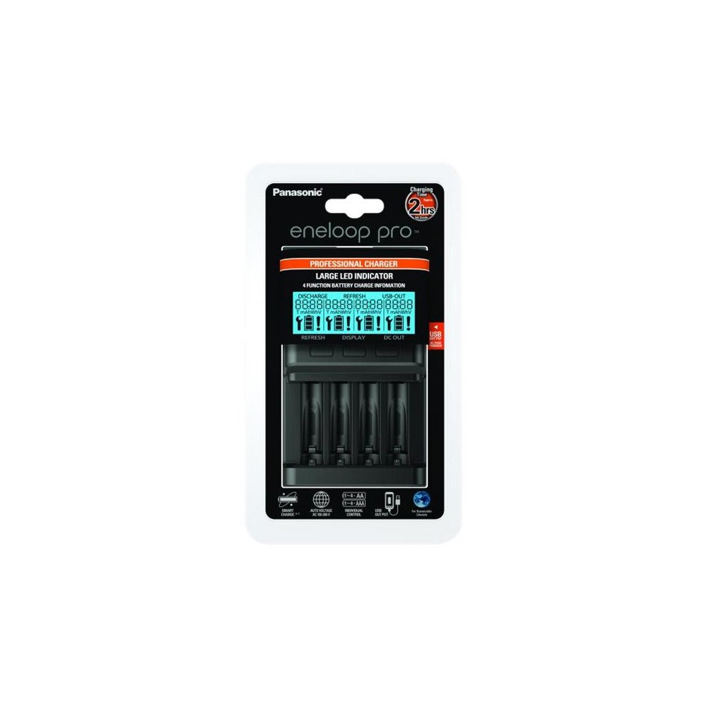 Panasonic Panasonic eneloop BQ-CC65E batteriladdare - USB