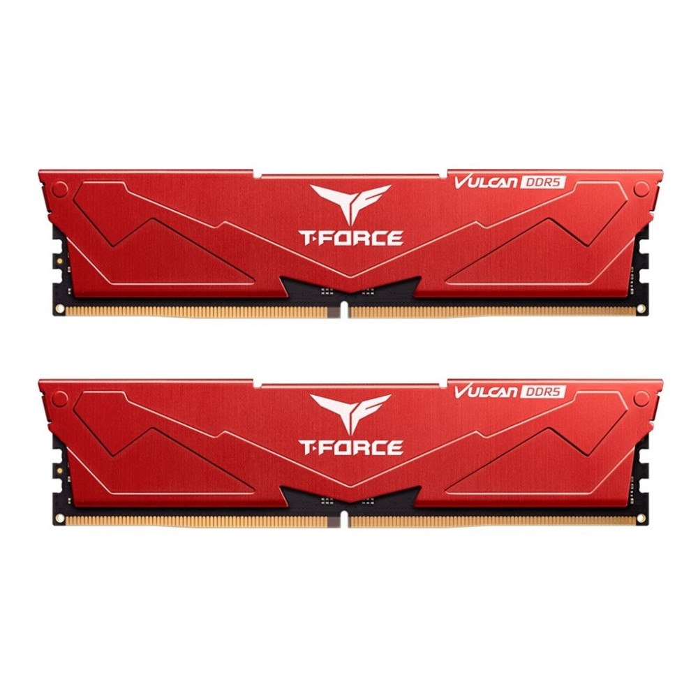 Team Group T-FORCE Vulcan - DDR5 - sats - 32 GB: 2 x 16 GB - DIMM 288-pin - 6000 MHz / PC5-48000 - ej buffrad
