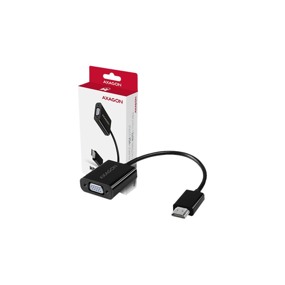 AXAGON AXAGON videokort - HDMI / VGA - 17 cm