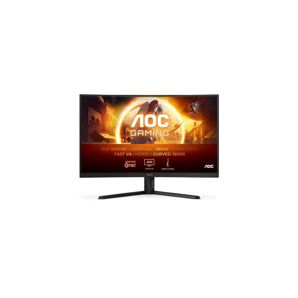 AOC AOC Gaming CQ32G4VE - G4 Series - LED-skärm - böjd - QHD - 32" - HDR