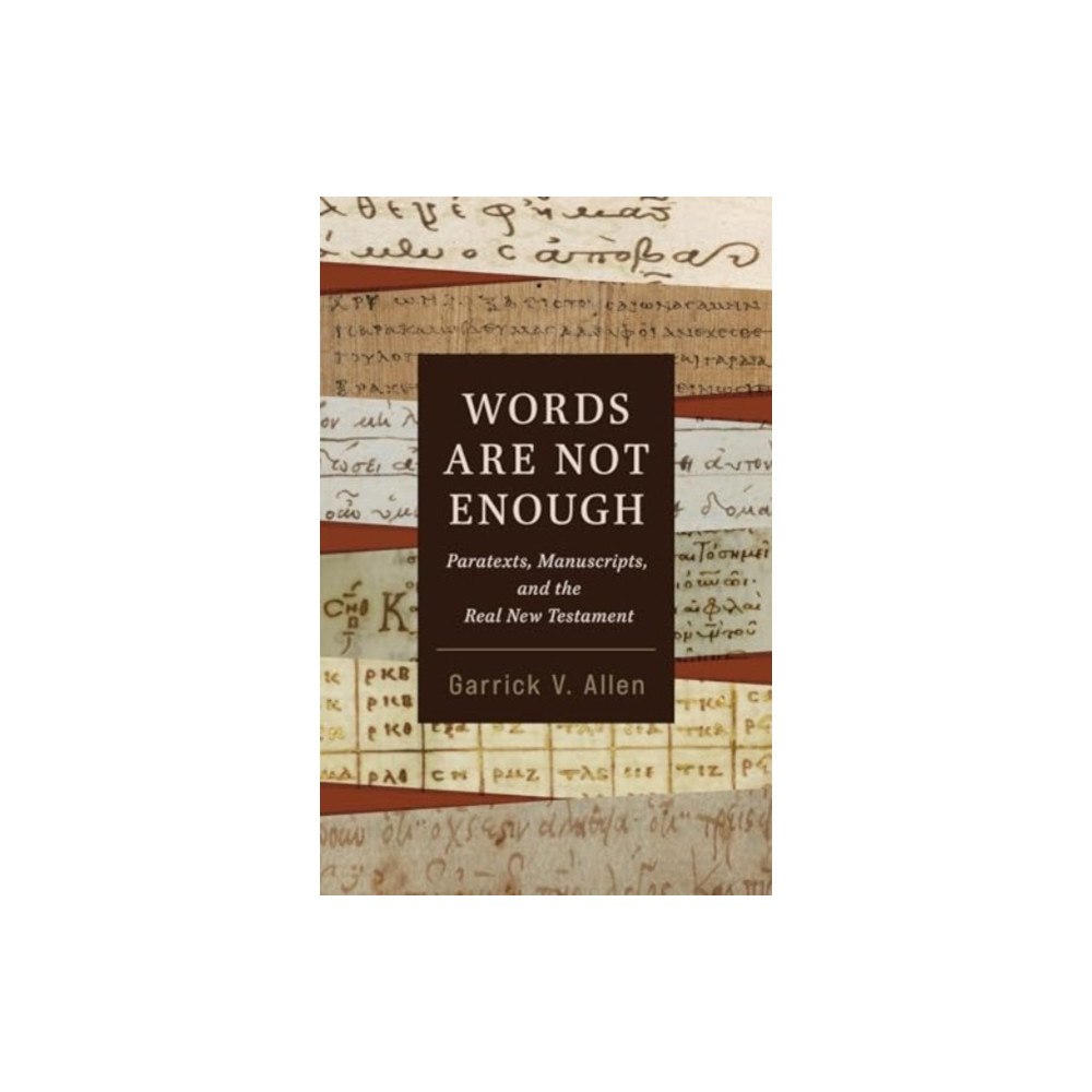 William b eerdmans publishing co Words Are Not Enough (häftad, eng)