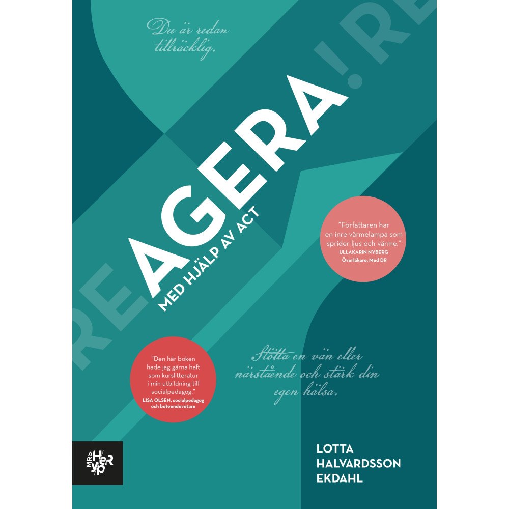 Lotta Halvardsson Ekdahl AGERA med hjälp av ACT (bok, danskt band)