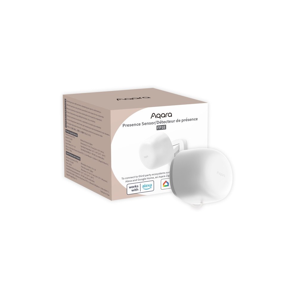 Aqara Aqara PS-S03D, Innertak/vägg, inomhus, Vit, 120°, Passiv inf...