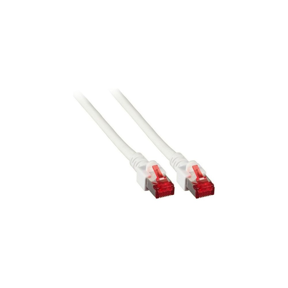 Diverse Patchkabel RJ45, CAT6 250Mhz, 7.5m weiss, S-STP(S/FTP), LSOH