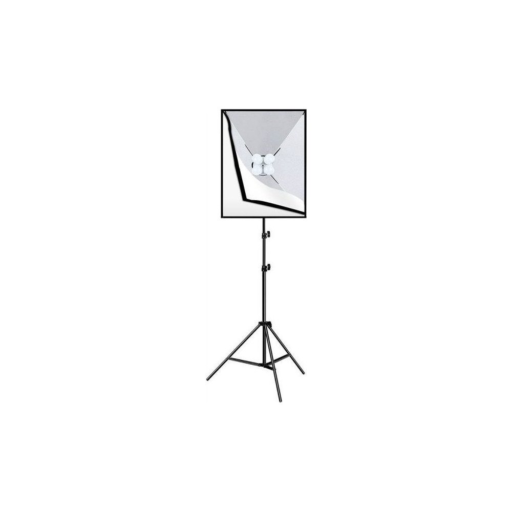 PULUZ Studio set Puluz softbox 50x70cm, tripod, LED bulb 4 pcs PU5...