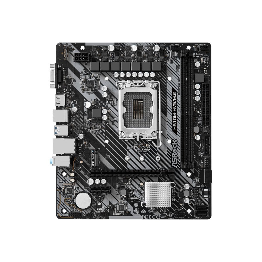 ASRock ASRock H610M-HVS/M.2 R2.0 - moderkort - micro ATX - LGA1700-uttag - H610