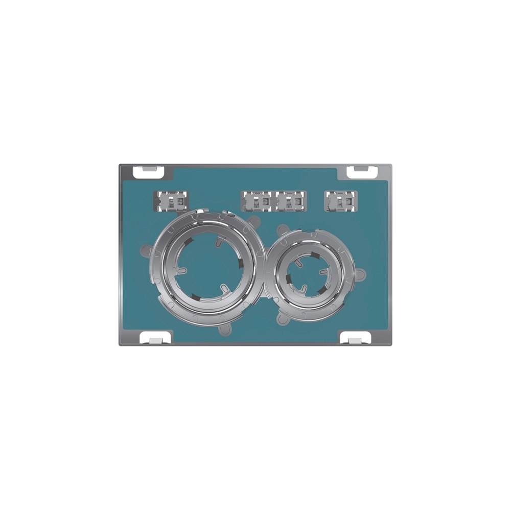 GEBERIT Geberit 115.884.00.1, Spolplatta, Krom, Geberit, 246 mm, 10...