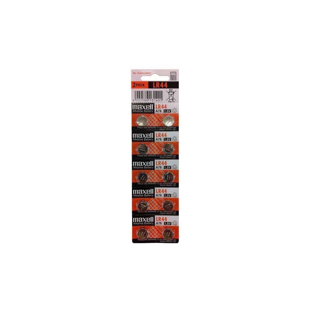 Maxell Maxell batteri - 10 x LR44 - alkaliskt