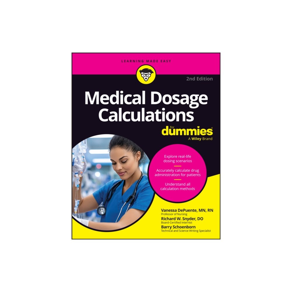 John Wiley & Sons Inc Medical Dosage Calculations For Dummies (häftad, eng)