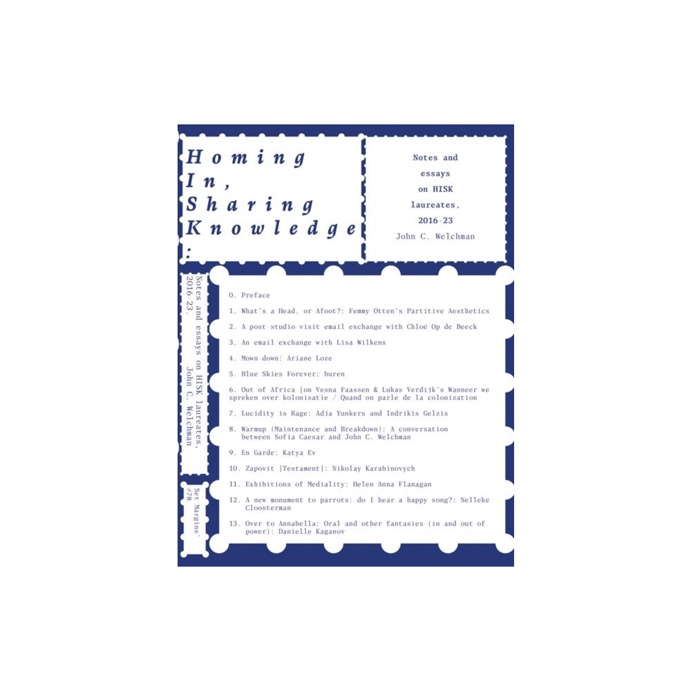 Set Margins' publications Homing In, Sharing Knowledge (häftad, eng)