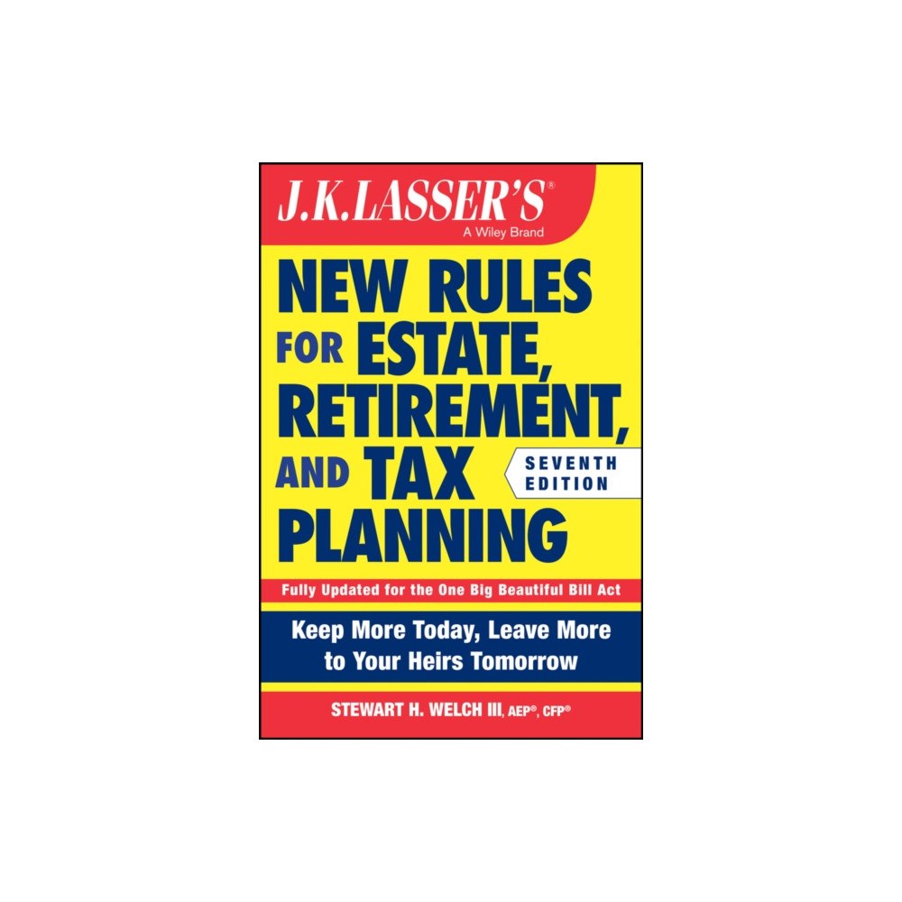 John Wiley & Sons Inc J.K. Lasser's New Rules for Estate, Retirement, and Tax Planning (häftad, eng)