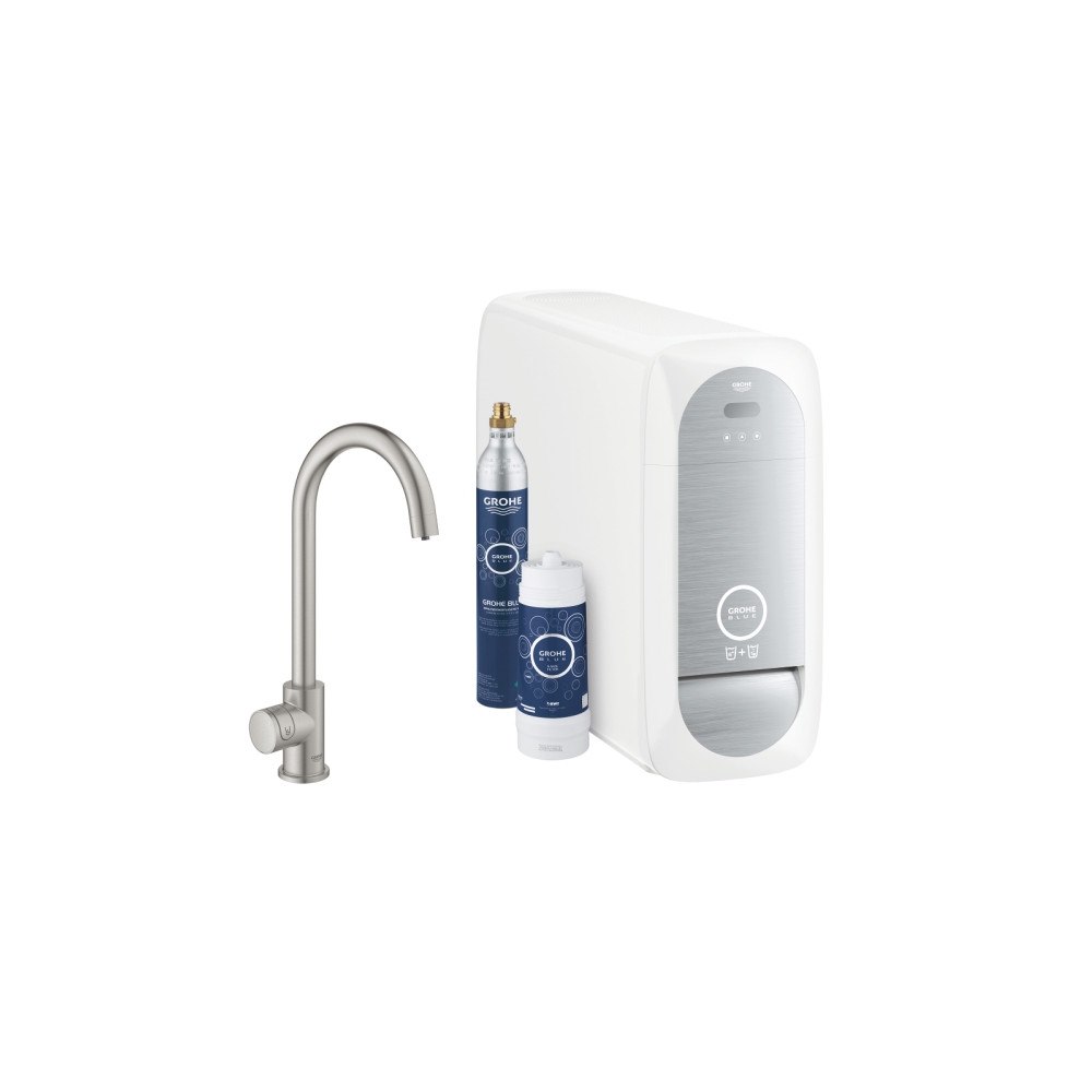 GROHE GROHE 31498DC1, Standard, Rostfritt stål, Hävarm, Single, Ty...