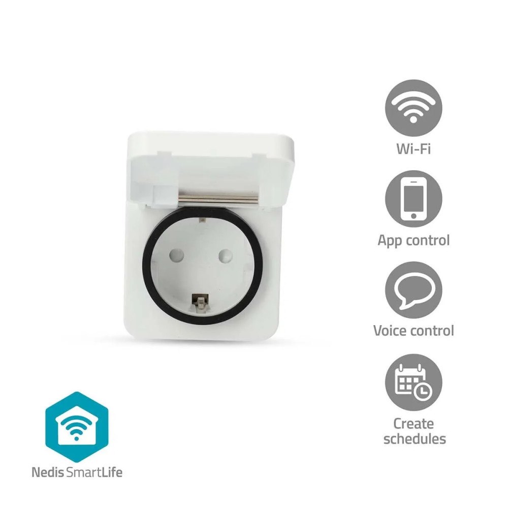 NEDIS Nedis SmartLife Smart Plug | IP44 | Miernik mocy | 3680 W |...