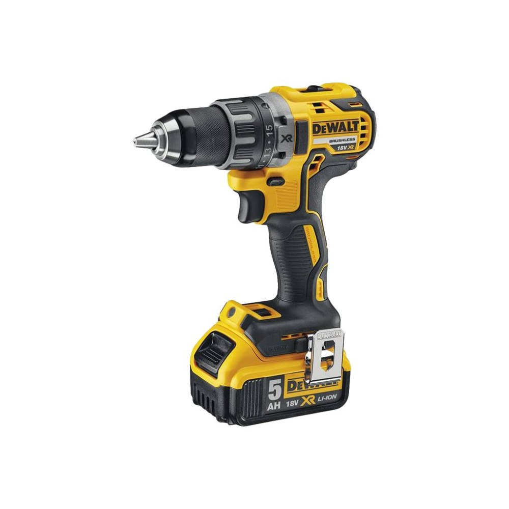DeWalt DeWALT DCD791P2-QW - borr/drivare - sladdlös - 2 hastigheter - 2 batterier