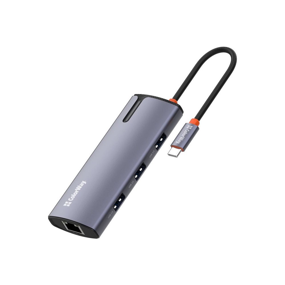 ColorWay ColorWay CW-HUB03 - hubb - 6-i-1 USB C - 6 portar